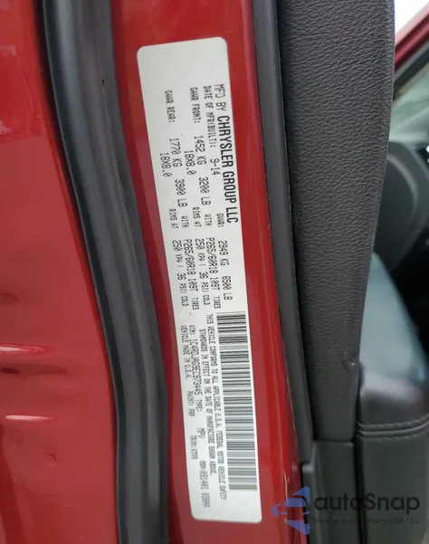 2014 Dodge Durango Sxt from USA, damaged, VIN 1C4RDJAG9EC973445